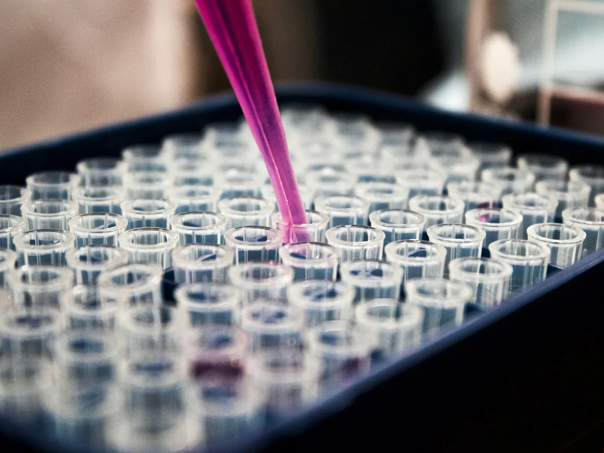 Laboratory quality testing process used in veterinary pharmaceutical production